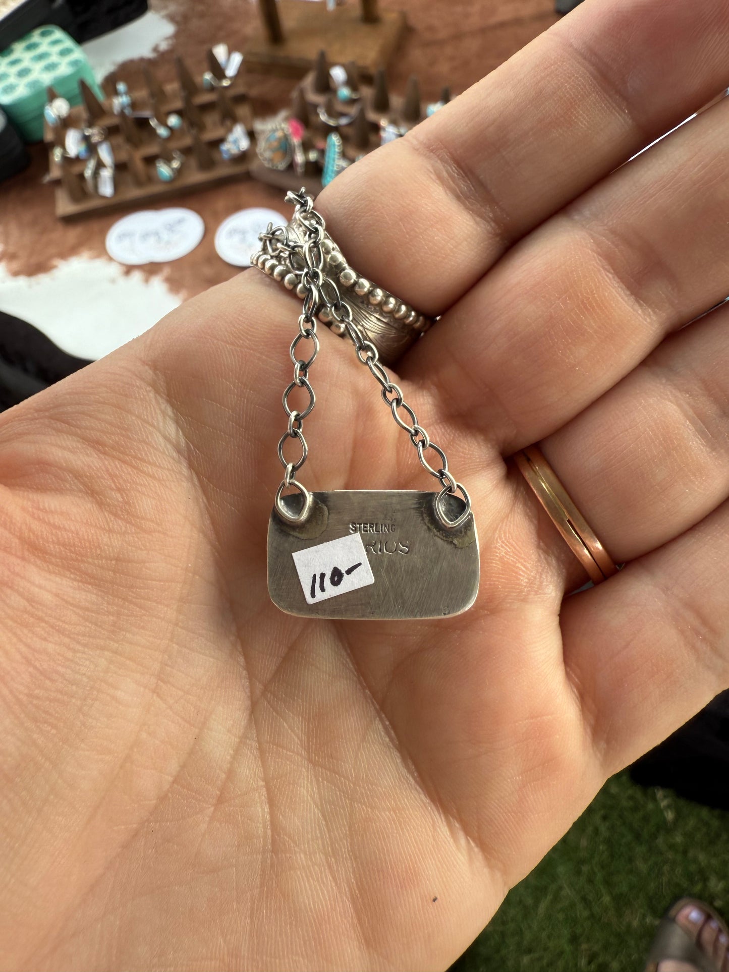 Cotton Candy Bar Necklace