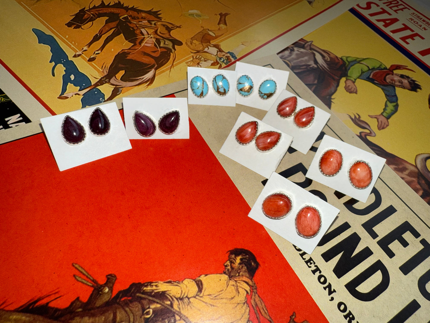 Native-Made Stud Earrings