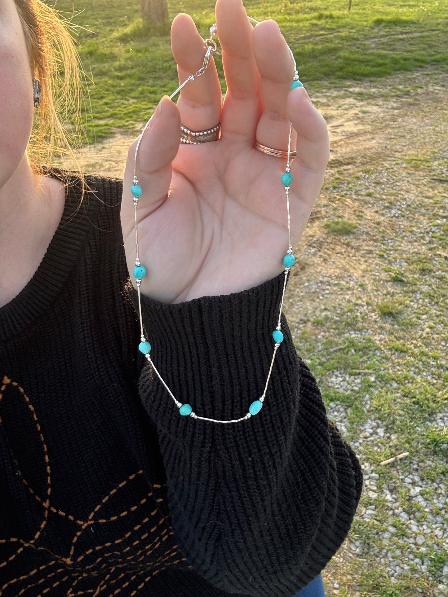 Liquid Silver Necklaces