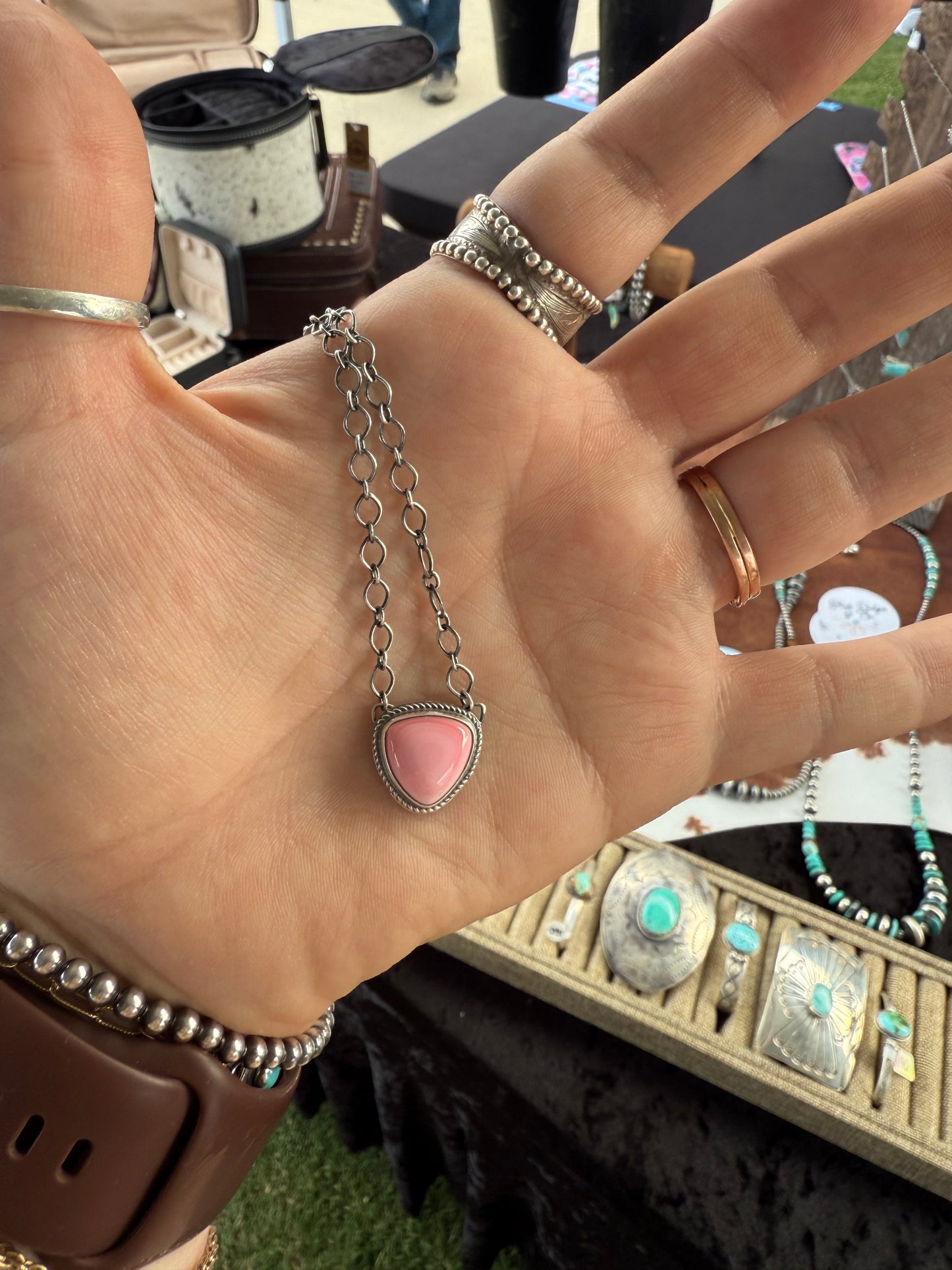 Pink Conch Necklaces