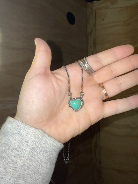 Kingman Heart Necklace