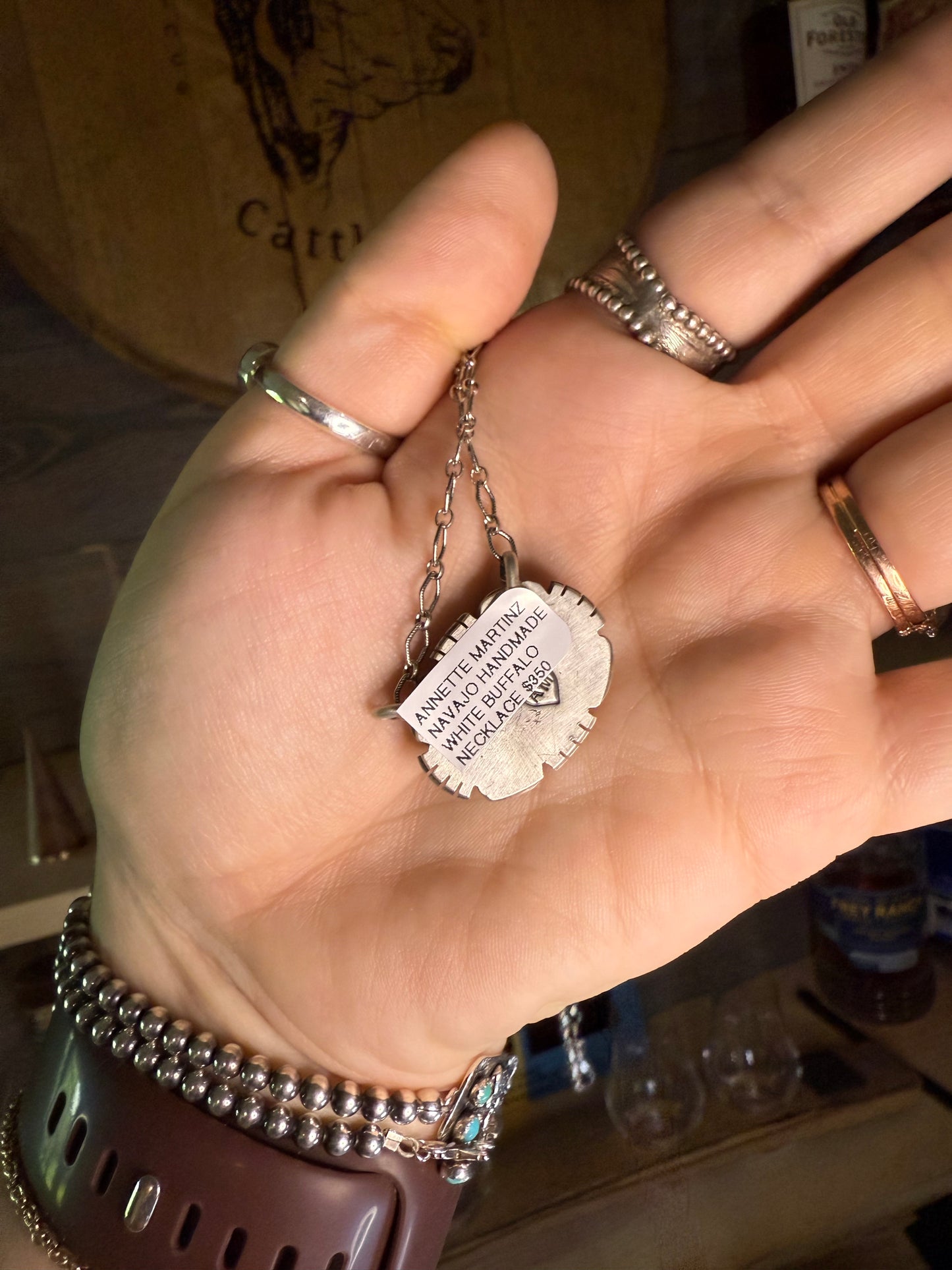 White Buffalo Necklace
