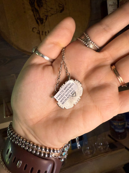 White Buffalo Necklace