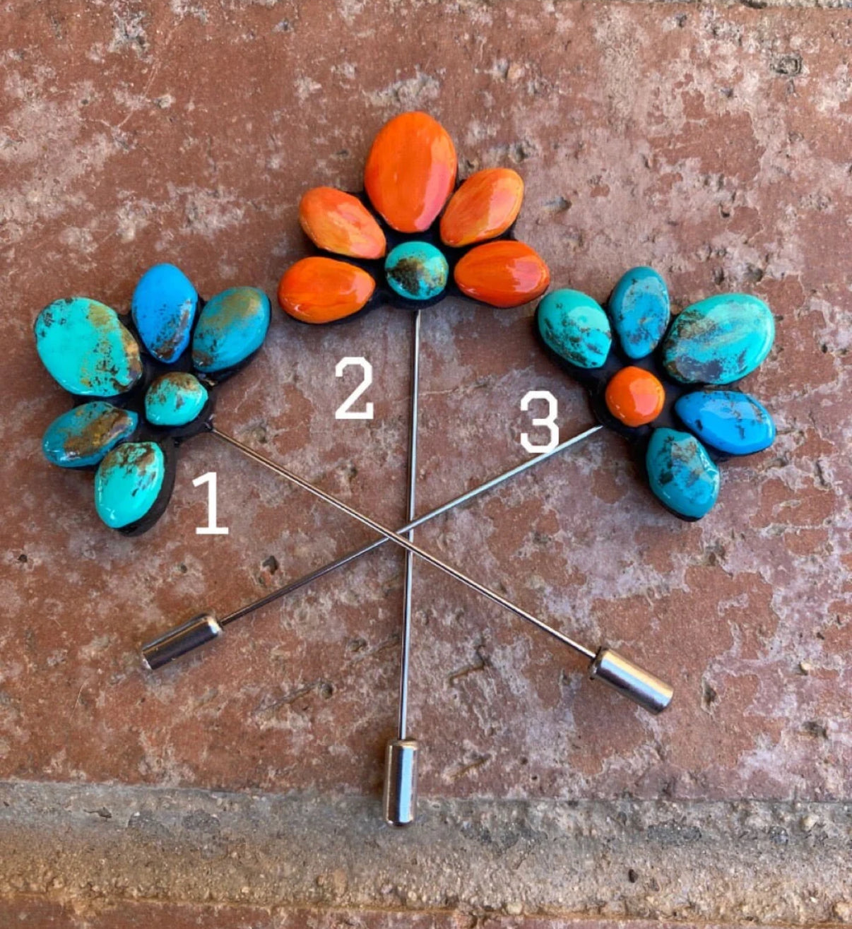 Clay Hat Pins