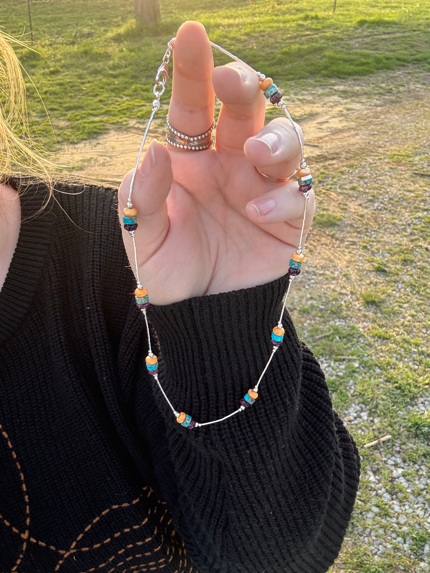 Liquid Silver Necklaces
