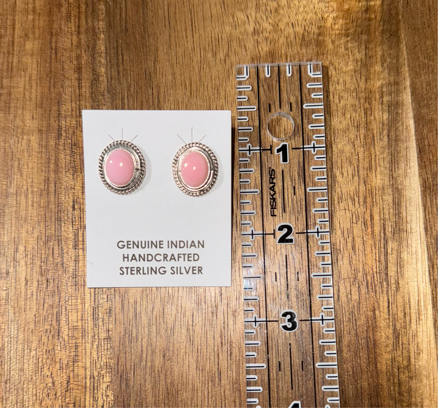 Pink Conch Studs