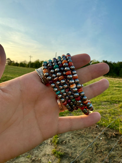 Stretch bracelets (Orange Spiny & Multi)