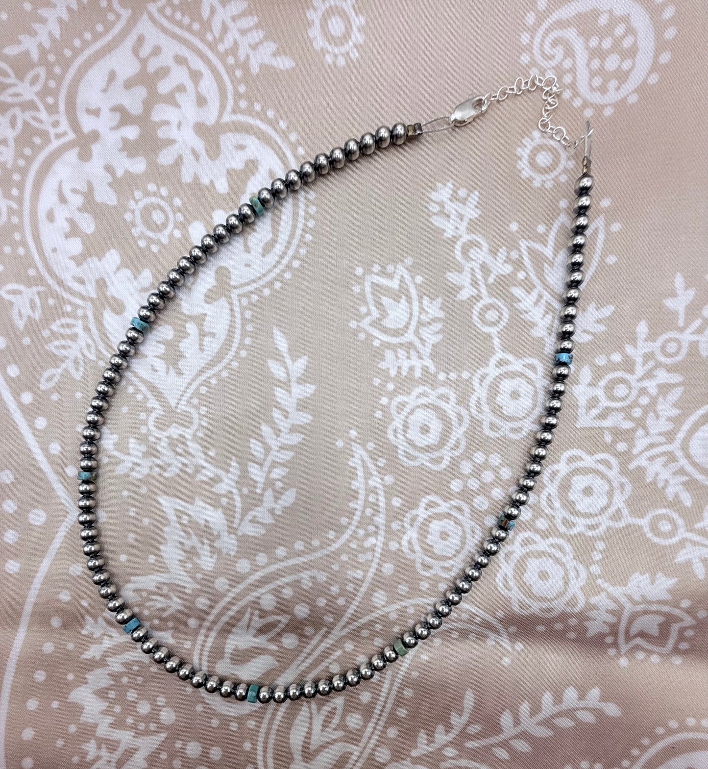 Turquoise & Sterling Pearl
