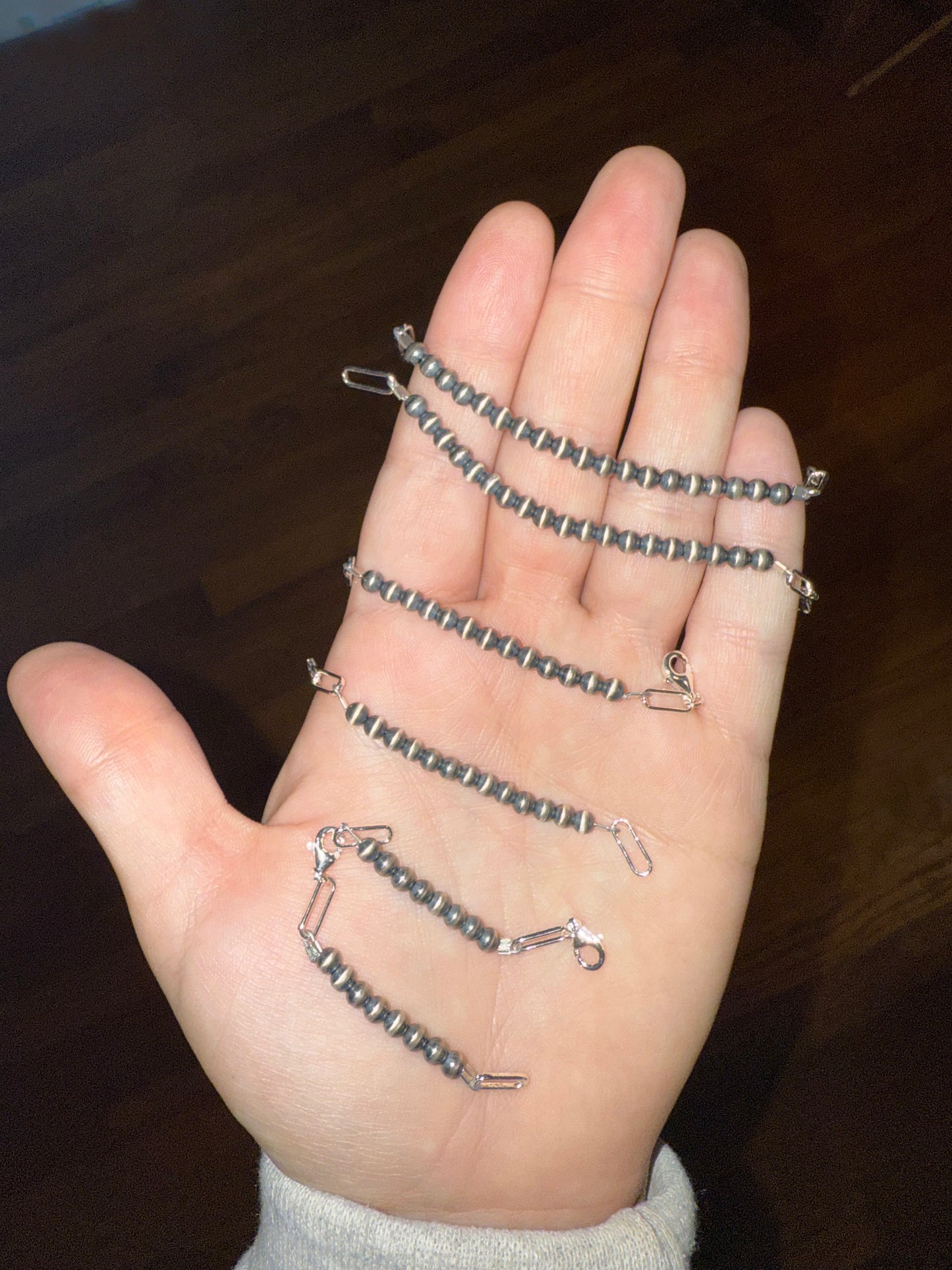 Sterling Pearl Necklace Extenders